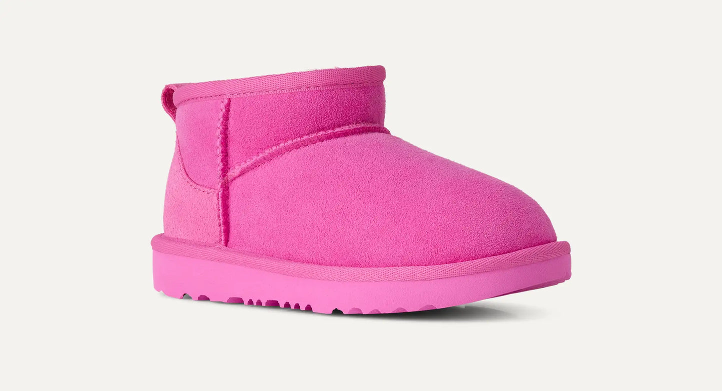 UGG Classic Ultra Mini Boot for Kids Bright Fuchsia