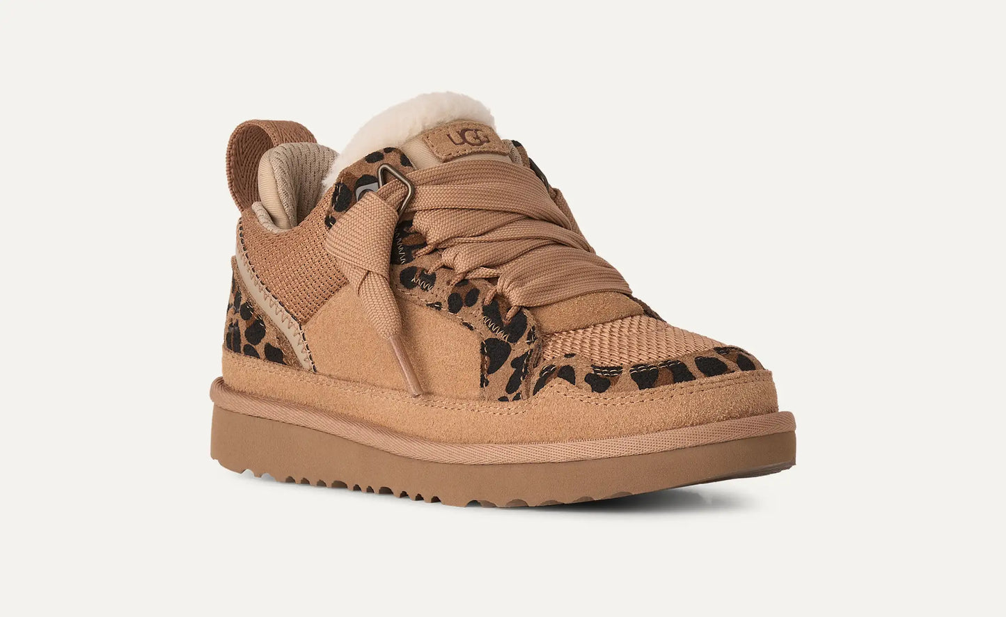 UGG Lowmel Spotted Sneaker for Kids Tan