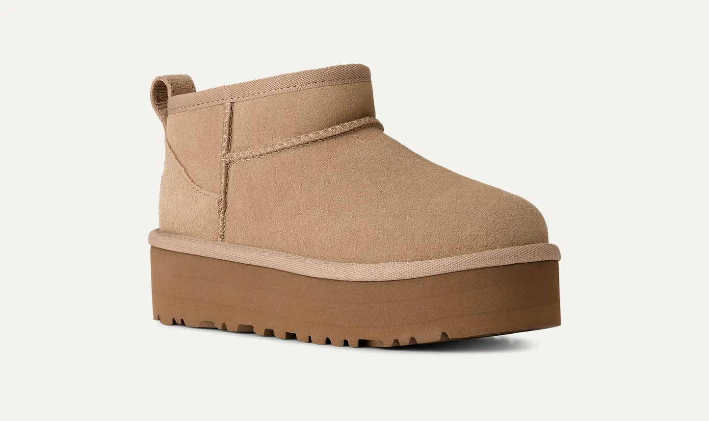 UGG Classic Ultra Mini Platform Boot for Kids Sand