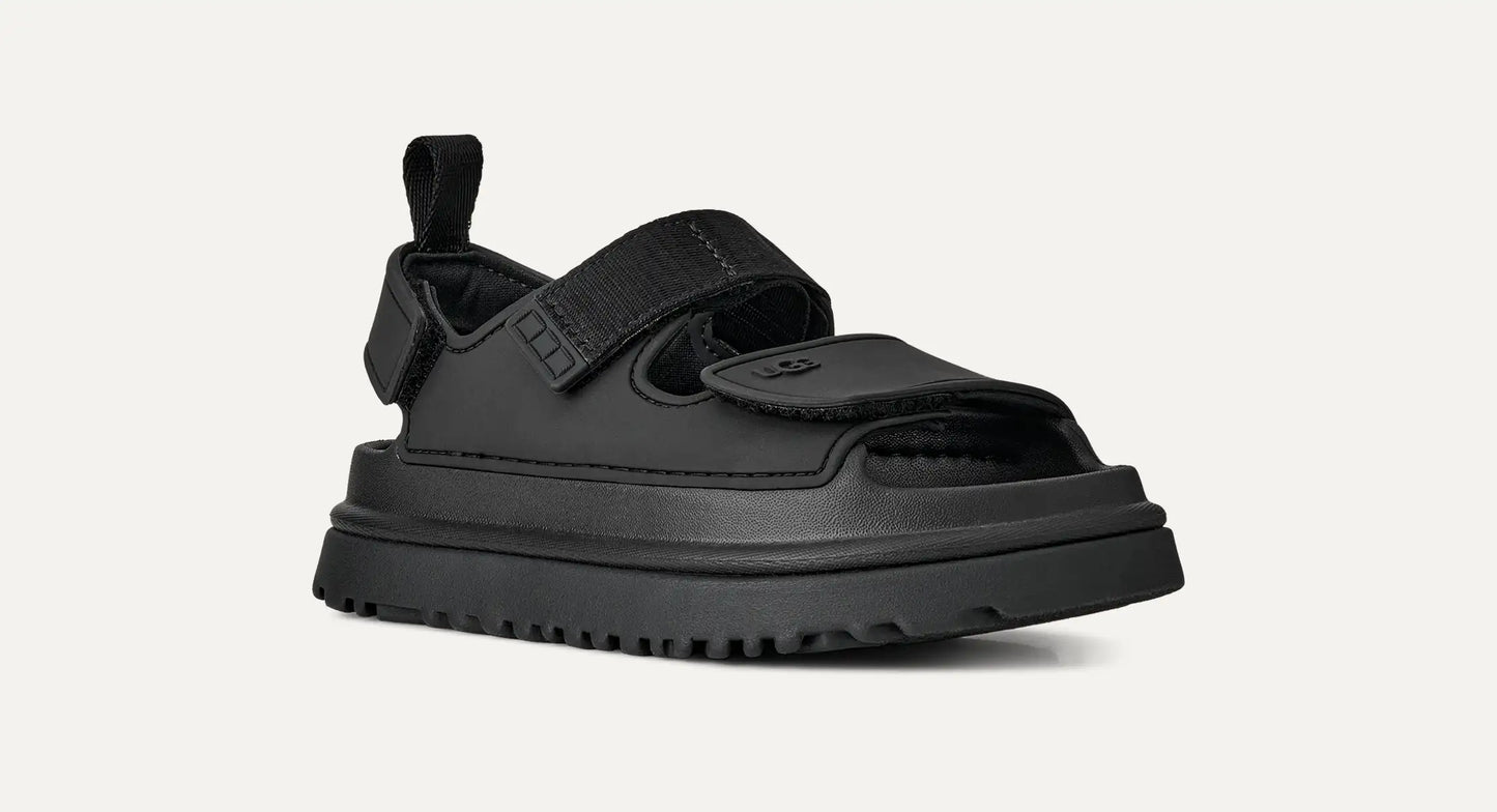 UGG GoldenGlow Sandal for Kids Black