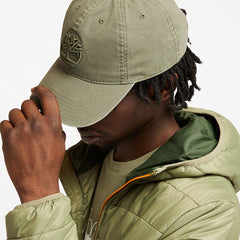 Soundview Cotton Canvas Cap for Men in Dark Green Timberland On Sale