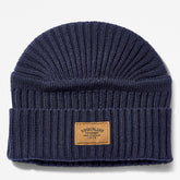 Gulf Beach Ribbed Beanie for Men in Navy Timberland Outlet