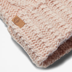 Autumn Woods Cable Beanie for Women in Light Pink Timberland Sale