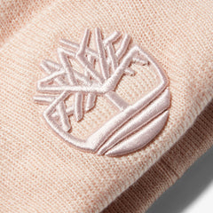 Newington Embroidered Beanie for Men in Light Pink Timberland Outlet