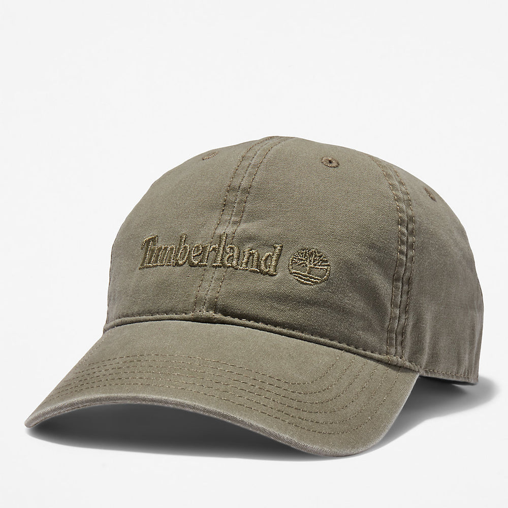 Cooper Hill Cotton Canvas Baseball Cap for Men in Green Timberland Online