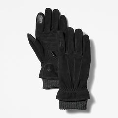 Knit-cuff Leather Gloves for Men in Black Timberland Online