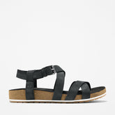 Malibu Waves Ankle Strap Sandal for Women in Black Timberland Outlet