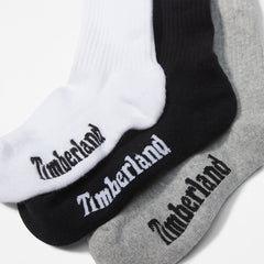 Stratham 3-Pack Sport Crew Socks for Men in Multi-coloured Timberland Sale
