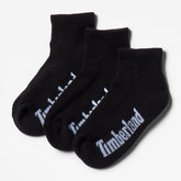 Stratham 3-pack Ankle Socks for Women in Black Timberland On Sale