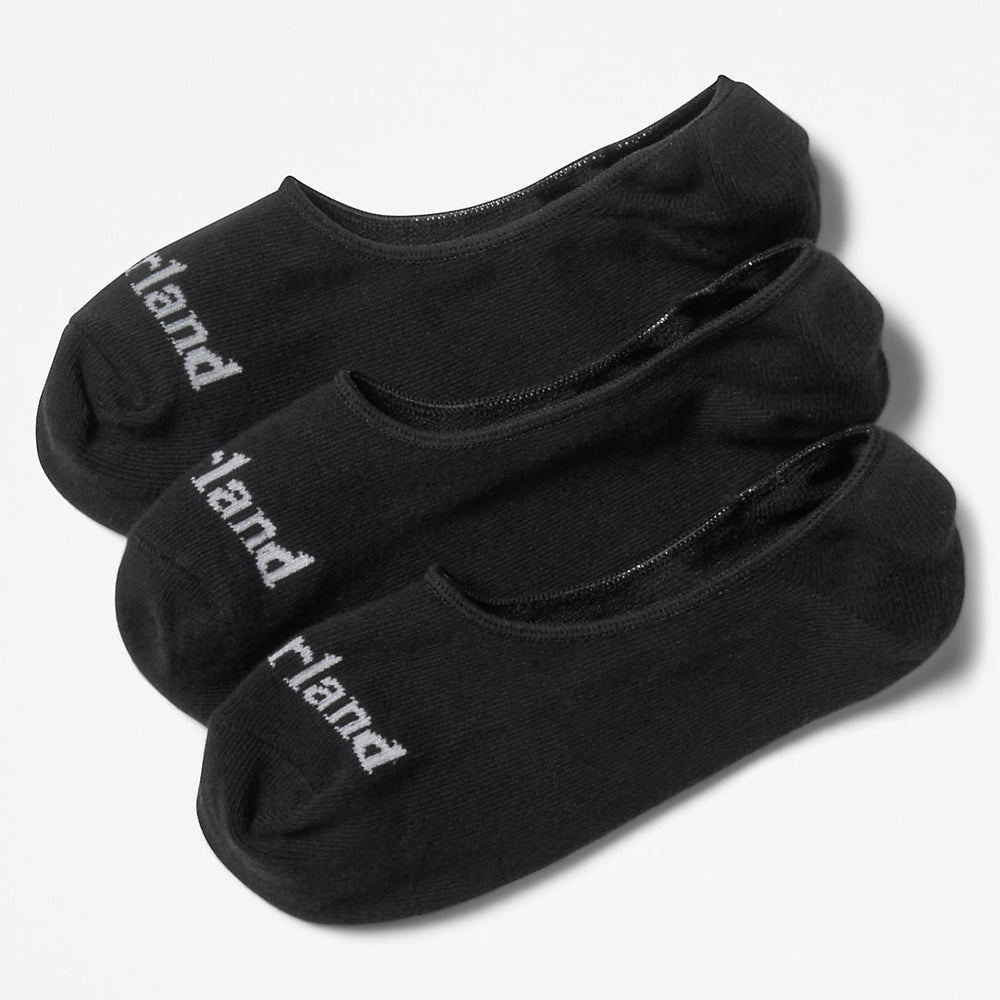 Stratham 3-pack Invisible Socks for Men in Black Timberland US