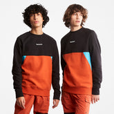 Cut-and-Sew Sweatshirt for All Gender in Orange Timberland Discount