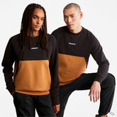 Cut-and-Sew Sweatshirt for Men in Black Timberland On Sale