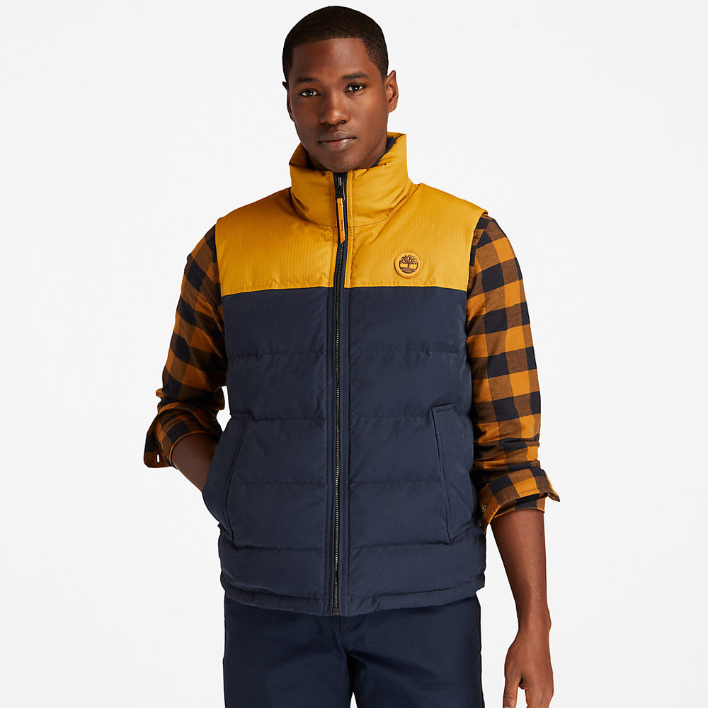 Welch Mountain Puffer Vest for Men in Navy Timberland Discount