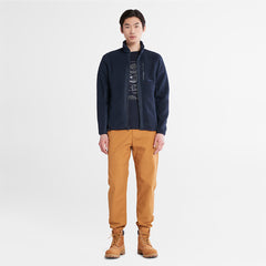 Sherpa Fleece Jacket for Men in Navy Timberland For Sale