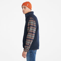 High-pile Fleece Gilet for Men in Navy Timberland Online