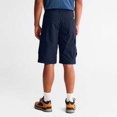 Poplin Cargo Shorts for Men in Navy Timberland On Sale