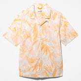 Organic Cotton Resort Shirt for Men in White Timberland Outlet