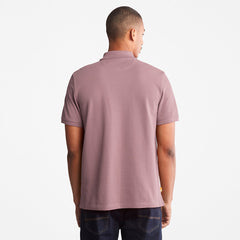 Millers River Pique Polo Shirt for Men in Purple Timberland On Sale