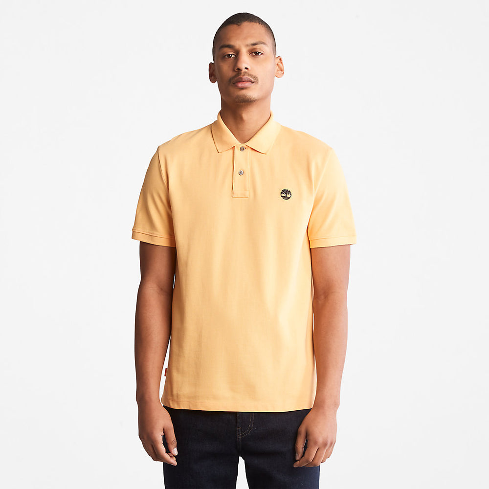 Millers River Pique Polo Shirt for Men in Yellow Timberland For Sale