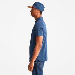 TimberFresh™ Supima® Cotton Polo Shirt for Men in Blue Timberland Sale