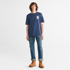 Refibra™ Technology T-Shirt for Men in Blue Timberland Sale