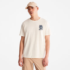 Refibra™ Technology T-Shirt for Men in White Timberland Discount