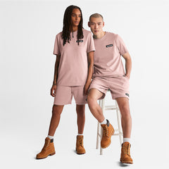 All Gender Heavyweight Badge T-Shirt in Pink Timberland Sale