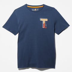 Interlock TimberFresh™ T-Shirt for Men in Blue Timberland US