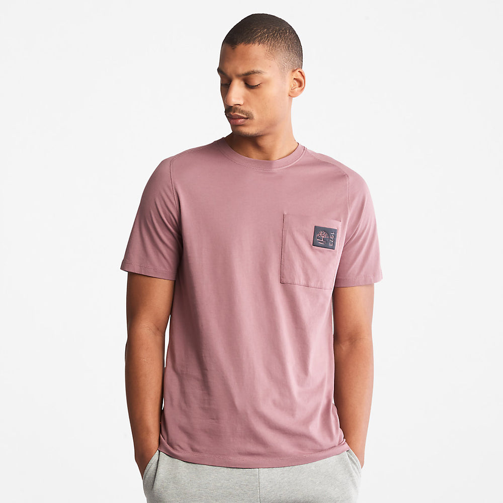 Eco-Ready Supima® Cotton TimberFresh™ T-Shirt for Men in Pink Timberland Discount