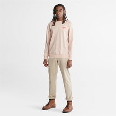 Sweatshirt with TimberFresh™ Technology for Men in Pink Timberland Outlet