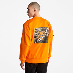Year of the Tiger Sweatshirt for Men in Orange Timberland Discount
