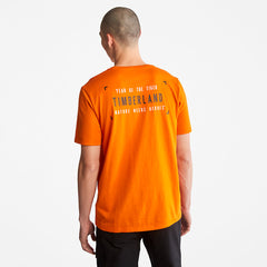 Year of the Tiger T-Shirt for Men in Orange Timberland Sale