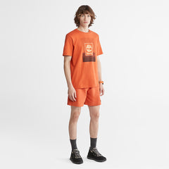 Outdoor Archive T-Shirt for Men in Orange Timberland On Sale