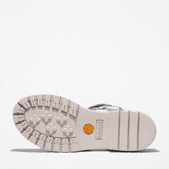 London Vibe Ankle-Strap Sandal for Women in Silver Timberland On Sale