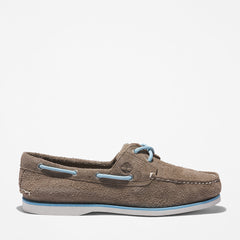 Timberland® 2-Eye Classic Boat Shoe for Men in Medium Grey Timberland Outlet