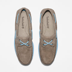 Timberland® 2-Eye Classic Boat Shoe for Men in Medium Grey Timberland Outlet