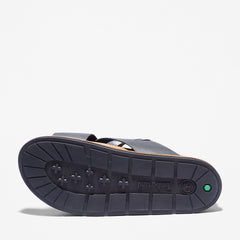 Amalfi Vibes Cross Slide Sandal for Men in Black Timberland Sale