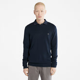 Nissitissit River Merino Wool Sweater for Men in Navy Timberland Sale