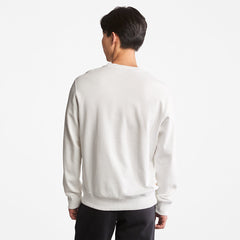 Core Tree Logo Sweatshirt for Men in White Timberland Outlet