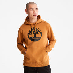 Core Tree Logo Hoodie for Men in Yellow Timberland US