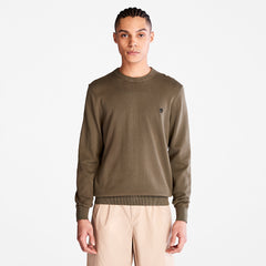 Williams River Organic Cotton Sweater for Men in Dark Green Timberland Discount