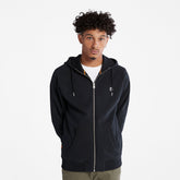 Exeter River Zip Hoodie for Men in Black Timberland Discount