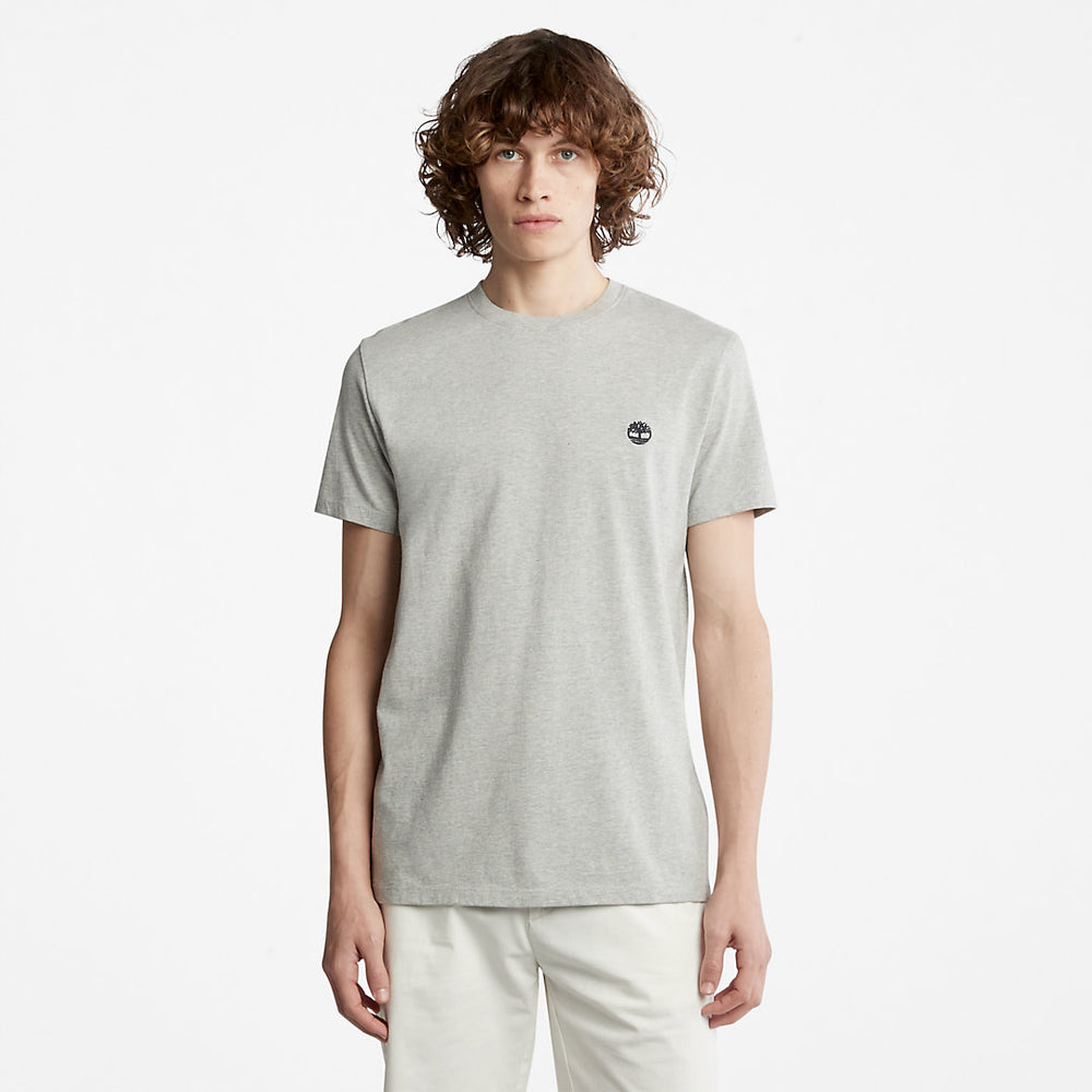 Dunstan River Crew Tee for Men in Grey Timberland Discount