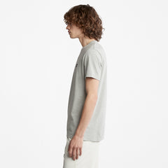 Dunstan River Crew Tee for Men in Grey Timberland Discount