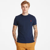 Dunstan River Crew Tee for Men in Dark Blue Timberland Sale