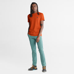 Dunstan River T-Shirt for Men in Orange Timberland Outlet