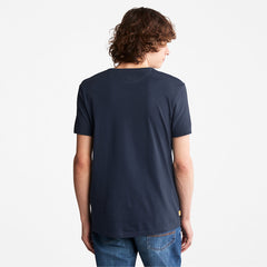 Dunstan River V-Neck T-Shirt for Men in Navy Timberland Outlet