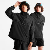 DWR Zip-Neck Windbreaker for Men in Black Timberland For Sale