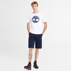 Kennebec River Tree Logo T-shirt for Men in White Timberland US