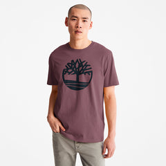 Kennebec River Tree-Logo T-Shirt for Men in Purple Timberland Online